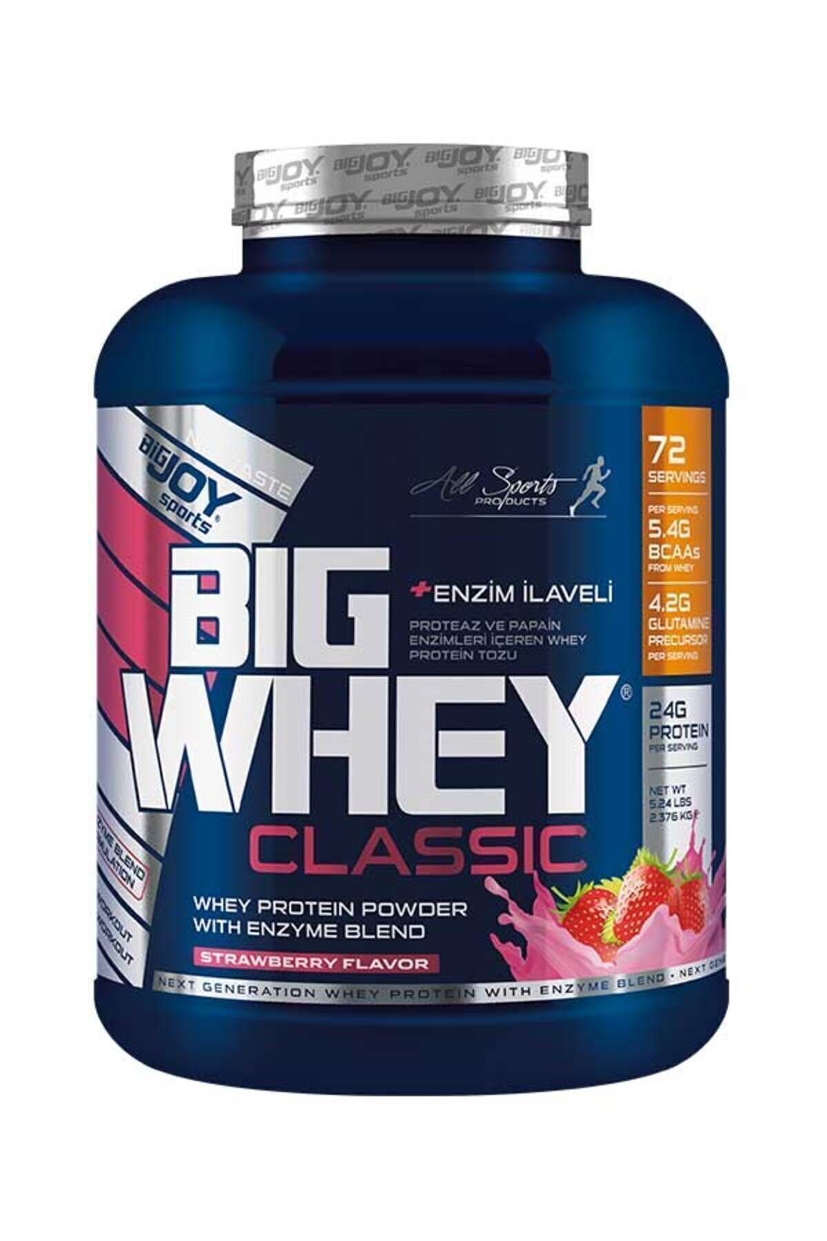 Bigjoy Sports Big Whey Classic Çilek Aromalı Protein Tozu 2376g 72 Servis-5