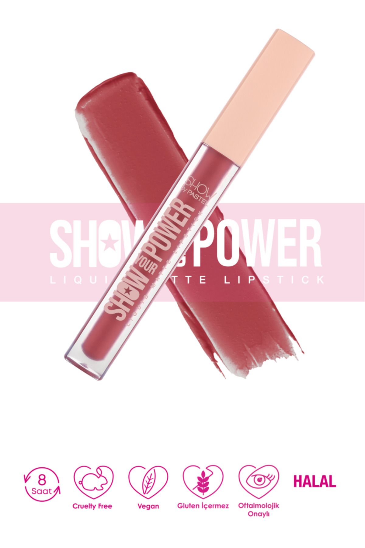 Show by Pastel-Show Your Power 3-Piece Matte Liquid Set - Lipstick 601-605-609 3