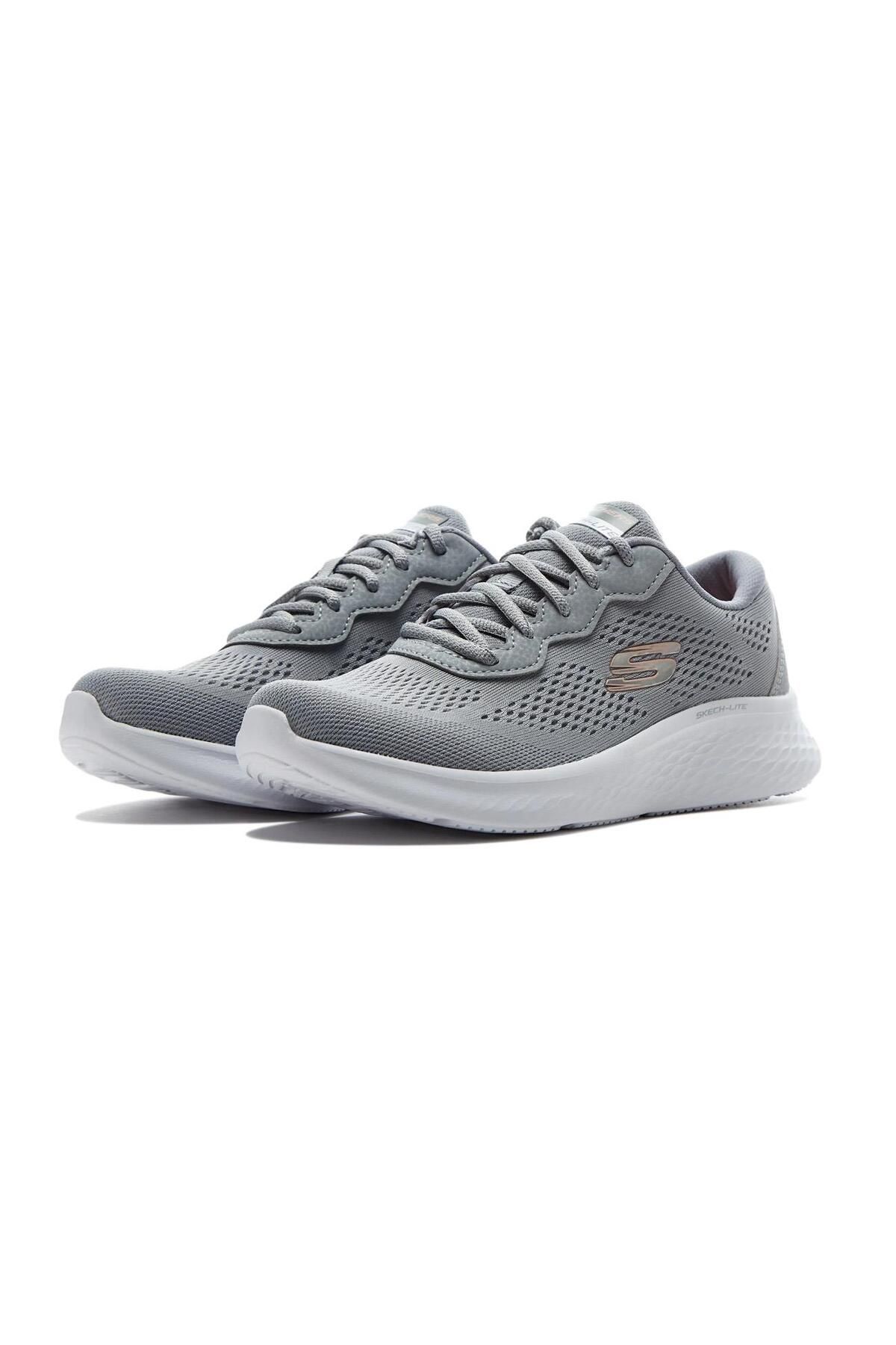 کفش های کژوال قرمز زنانه Skech Lite Pro Grey Short 149991TK Gry Skechers