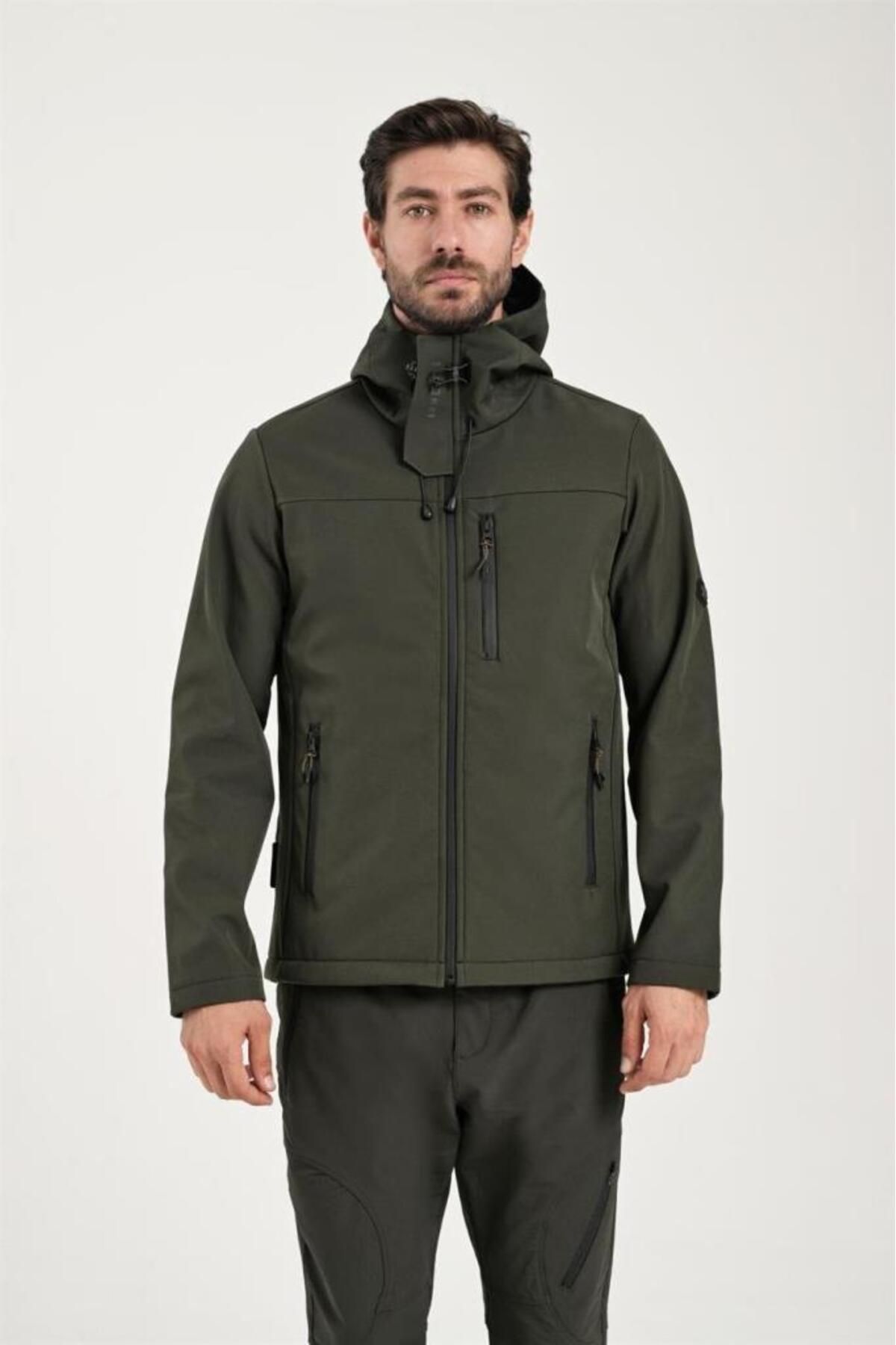 Exuma Erkek Haki Softshell Mont 2311100