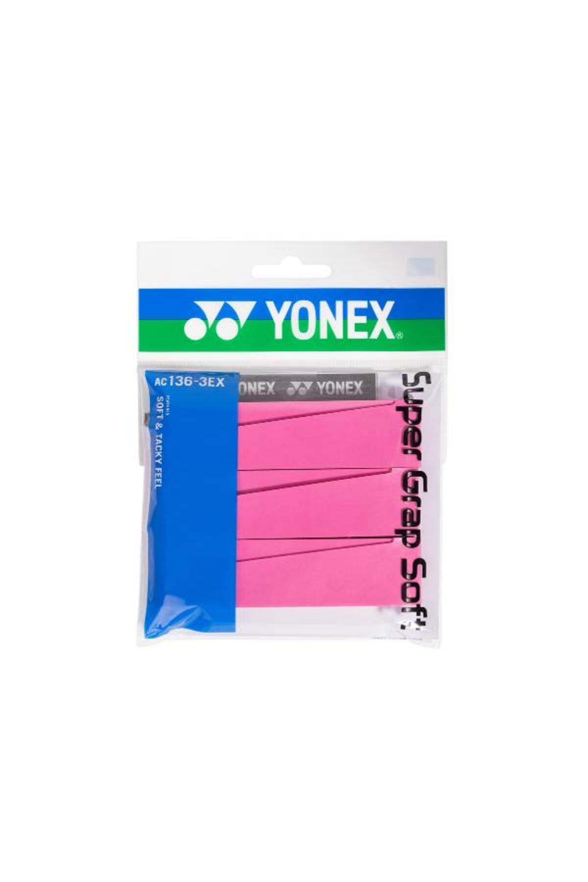 تجهیزات تنیس AC 136 SUPER GRAP SOFT 3 صورتی Yonex