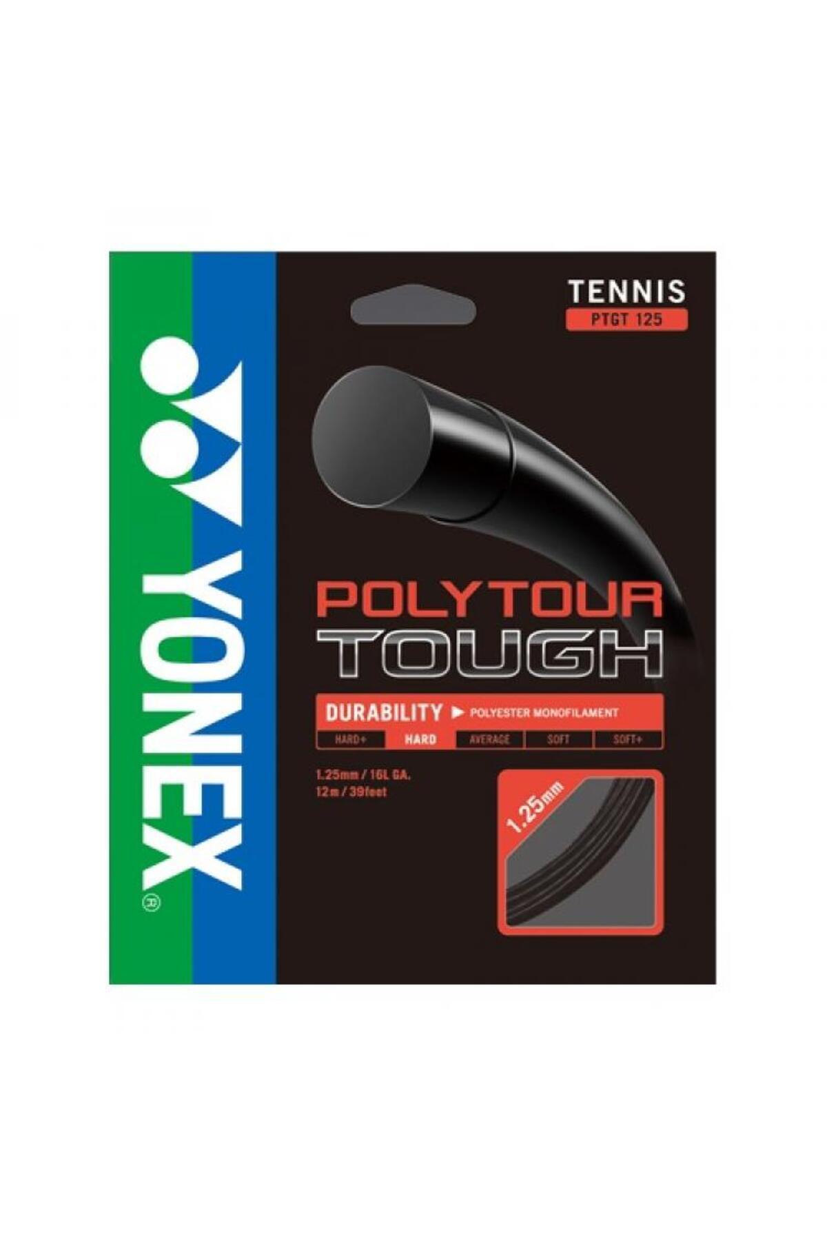 YONEX POLY TOUR TOUGH 125 (12m) TENİS KORDAJ - SİYAH