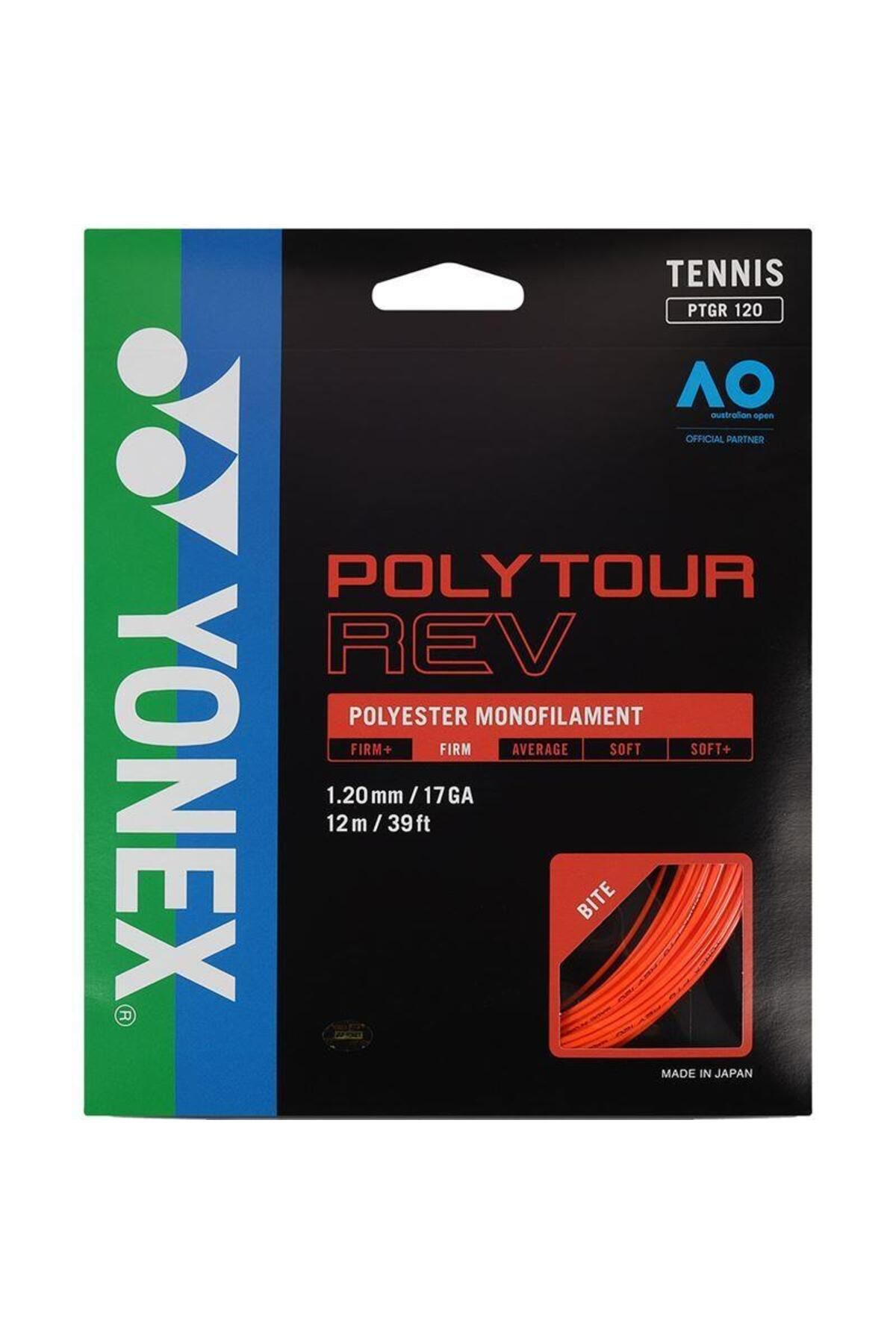 YONEX Poly Tour Rev 1.20 12M Turuncu Tenis Kordajı