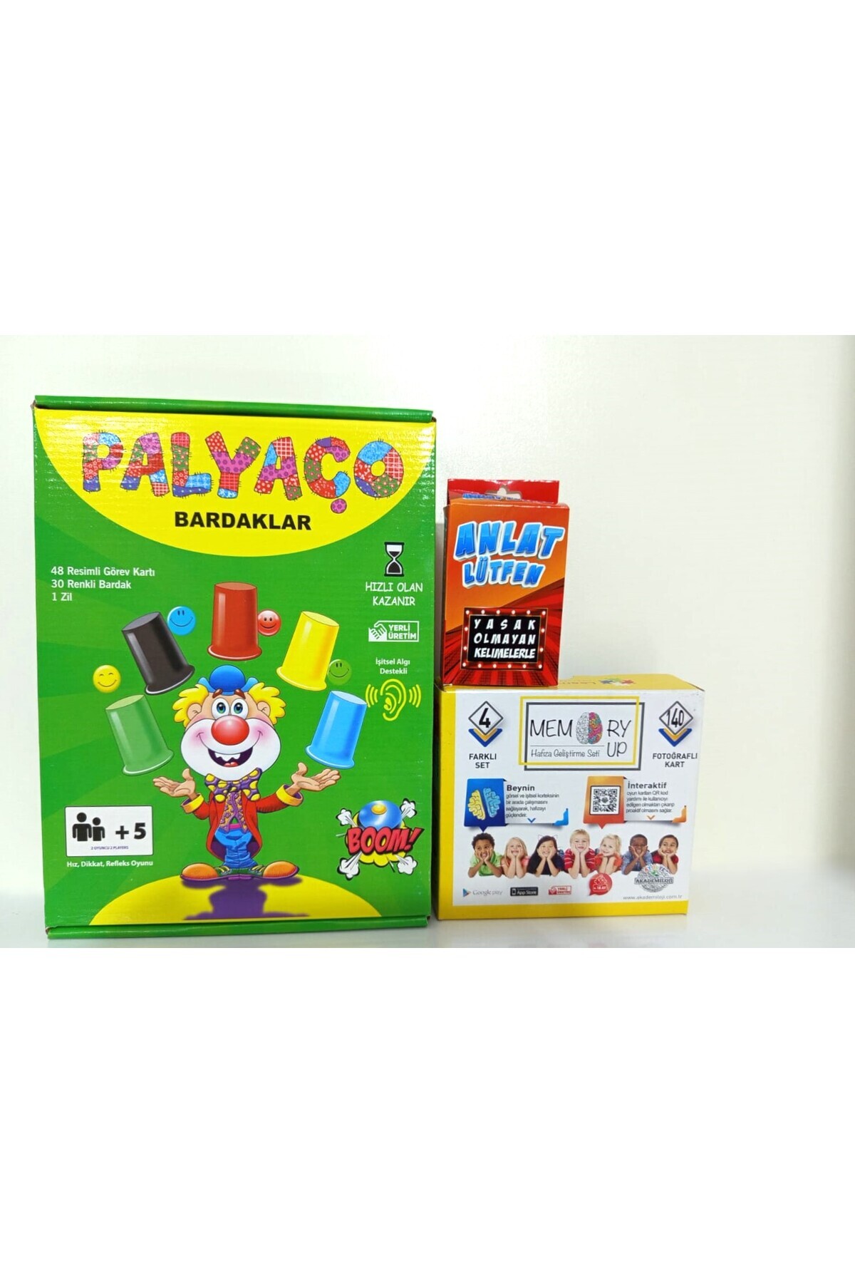 Anoffel-Clown Cards Memory Card Game and Tell Please (Taboo) Game 2