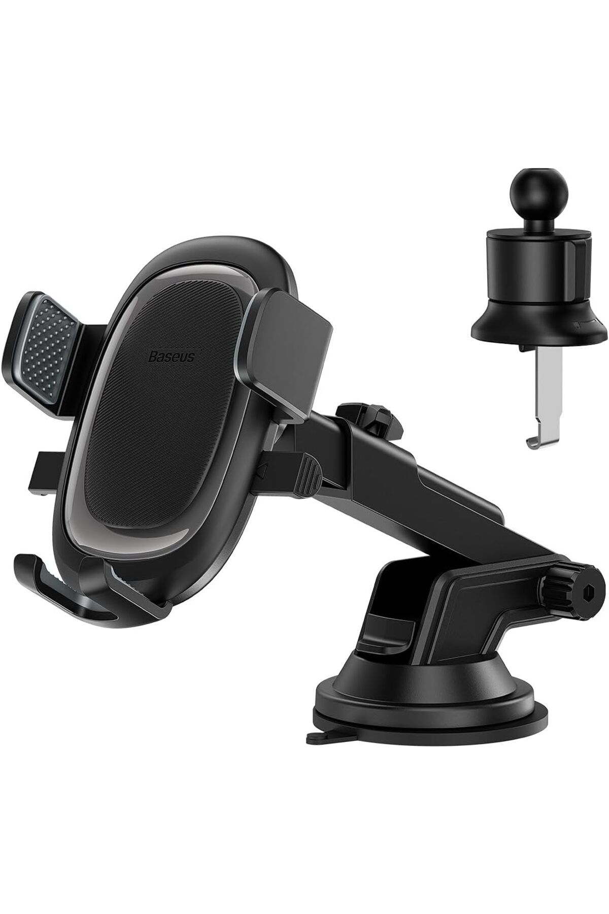 STOREMAX efshopx UltraControl Pro Serisi Clamp-Type Araç içi Telefon Tutucu Set Cluster, Siyah New Desing 1