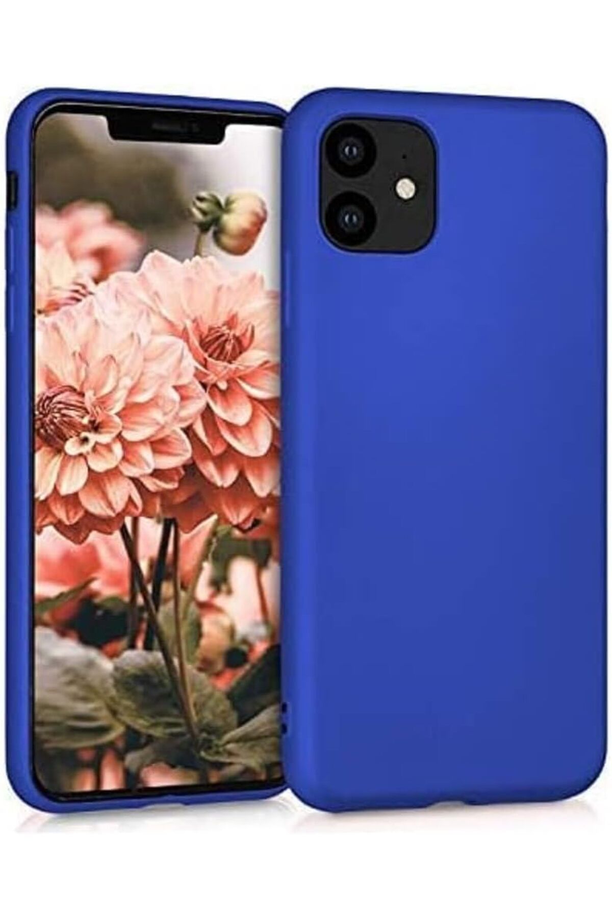 STOREMAX OtantikShop Matte Silicone  iPhone 11 (6.1'') Kılıf Mavi Trndy 1017785