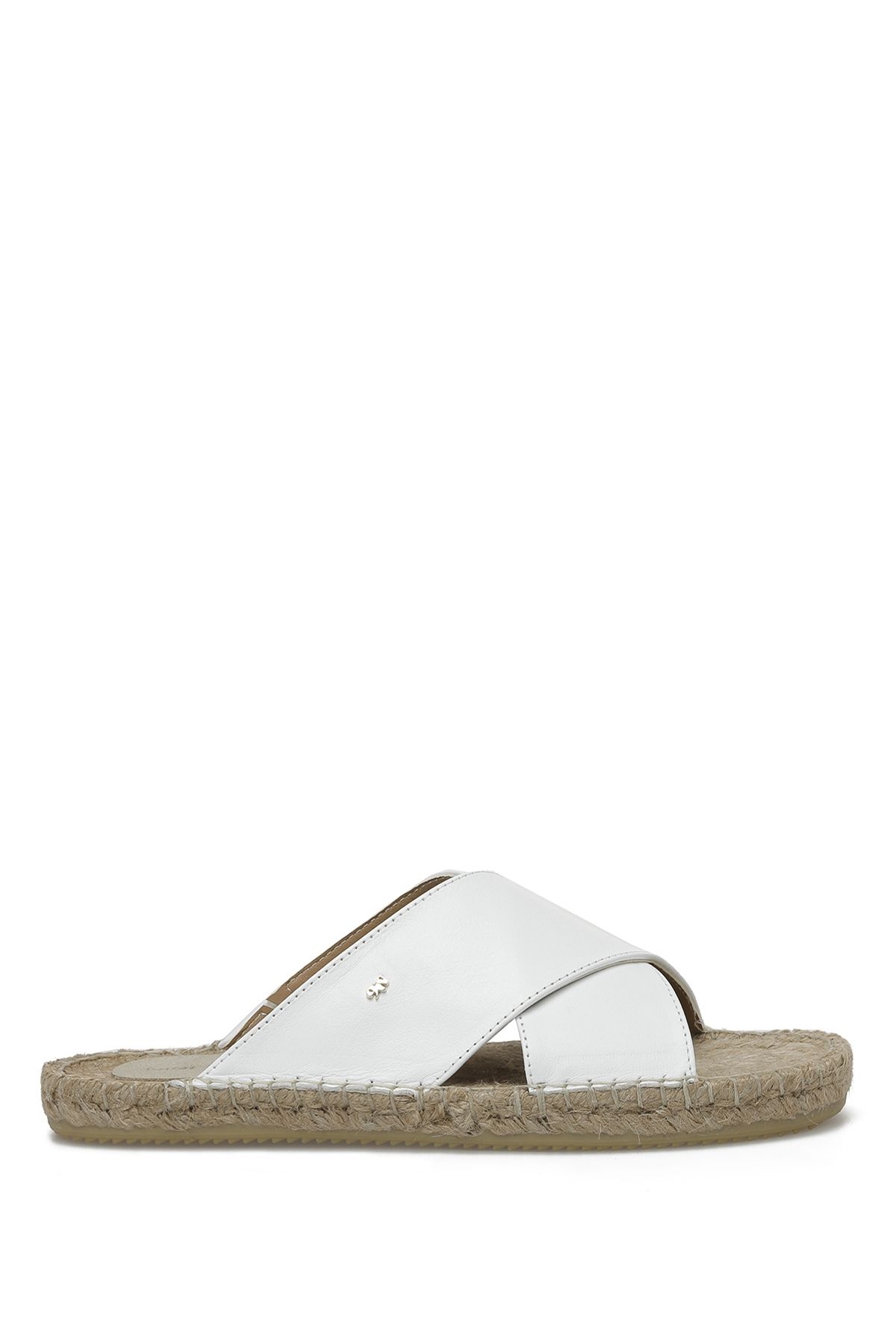 Nine West Cico 3fx Białe Płaskie Kapcie Damskie Kobieta - 38