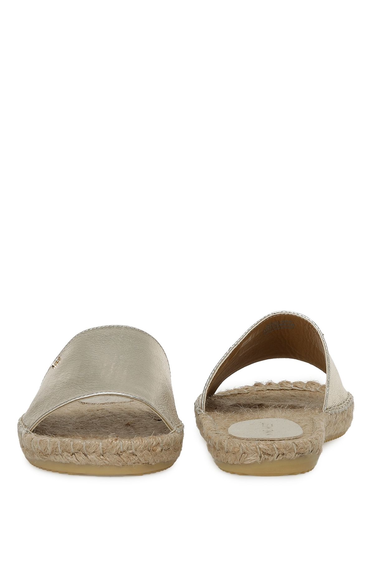 Nine West-Joju 3Fx Złote Kapcie Damskie 5