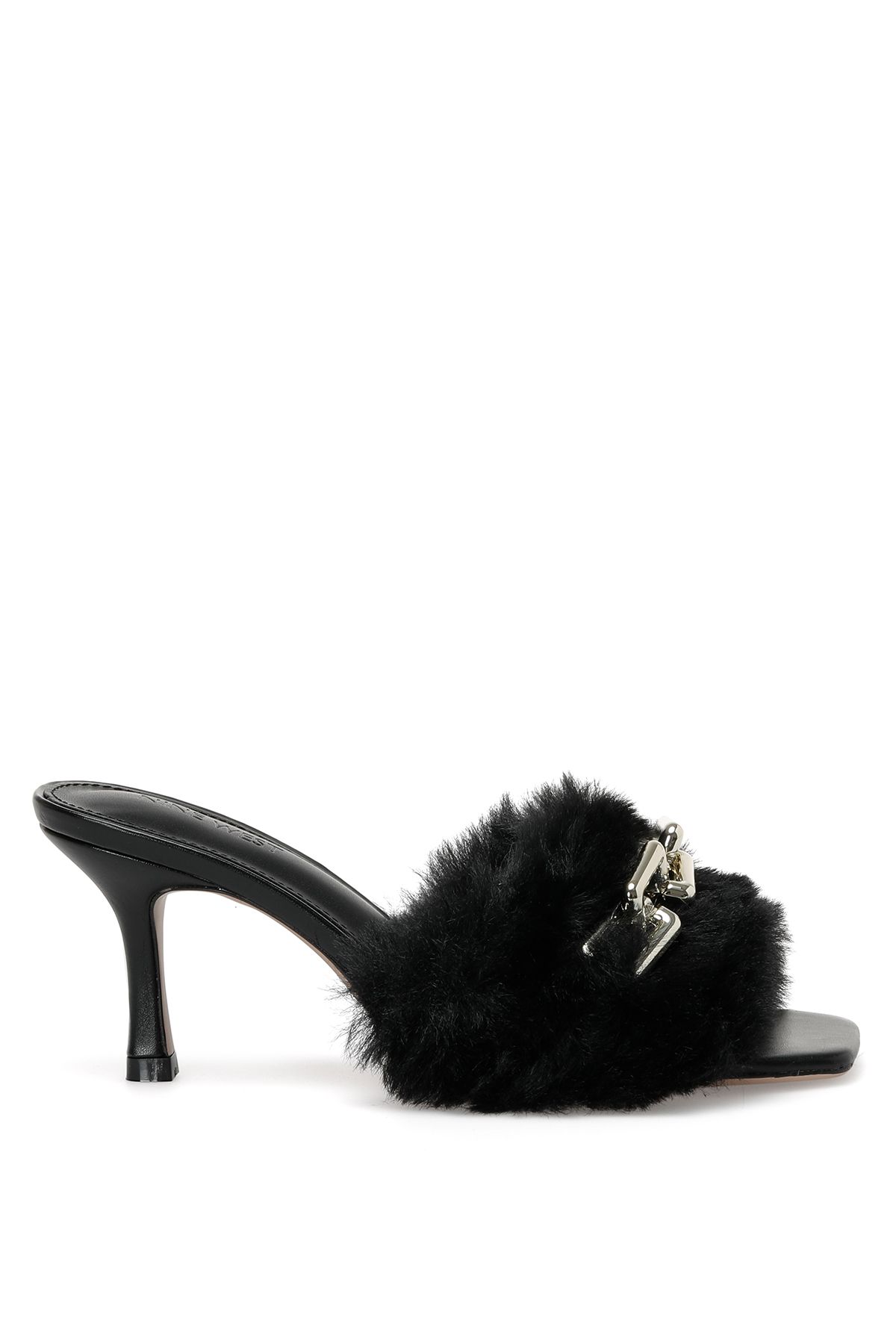 Nine West-Czarne kapcie damskie Amore 2pr 1