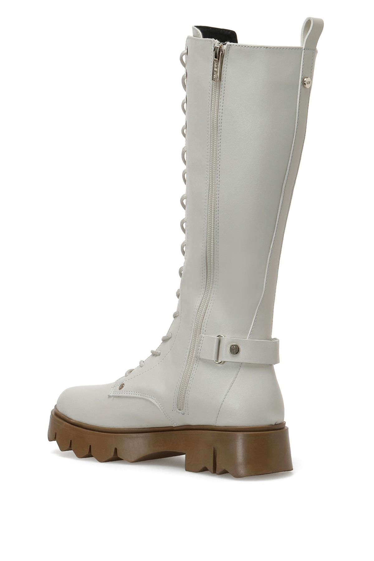 چکمه سفید زنانه مایل به ZENATITR 2PR Nine West