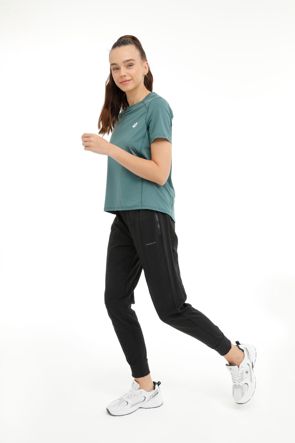 lumberjack-Wl Emma 22gcp142 3pr - Schwarze Jogginghose für Damen 3