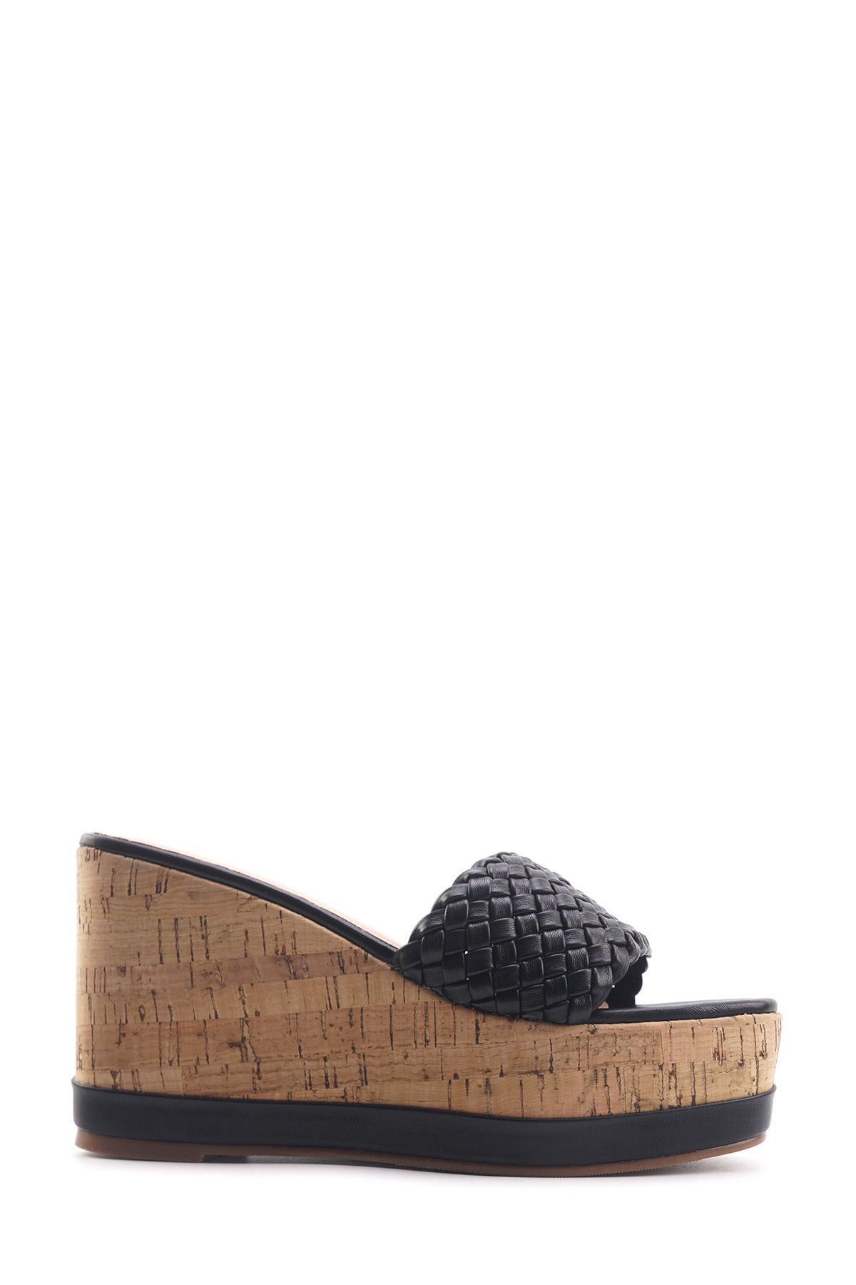 Nine West Murma 4fx Czarne Damskie Klapki Na Koturnie Kobieta - 37