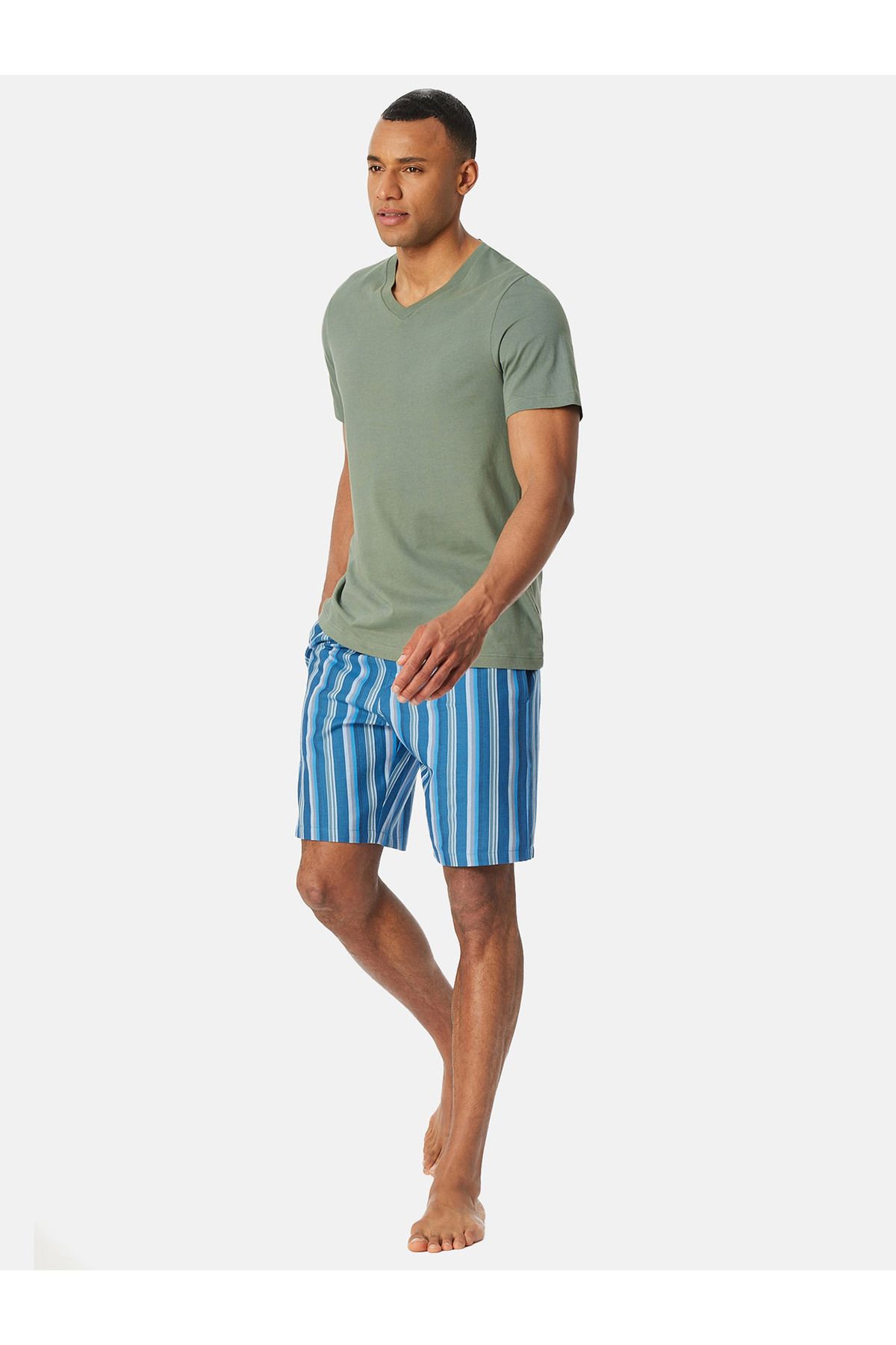 Schiesser-Pyjamaoberteil T-shirt - Mix Relax Schlaf-oberteil Nachthemd Sleepshirt 1