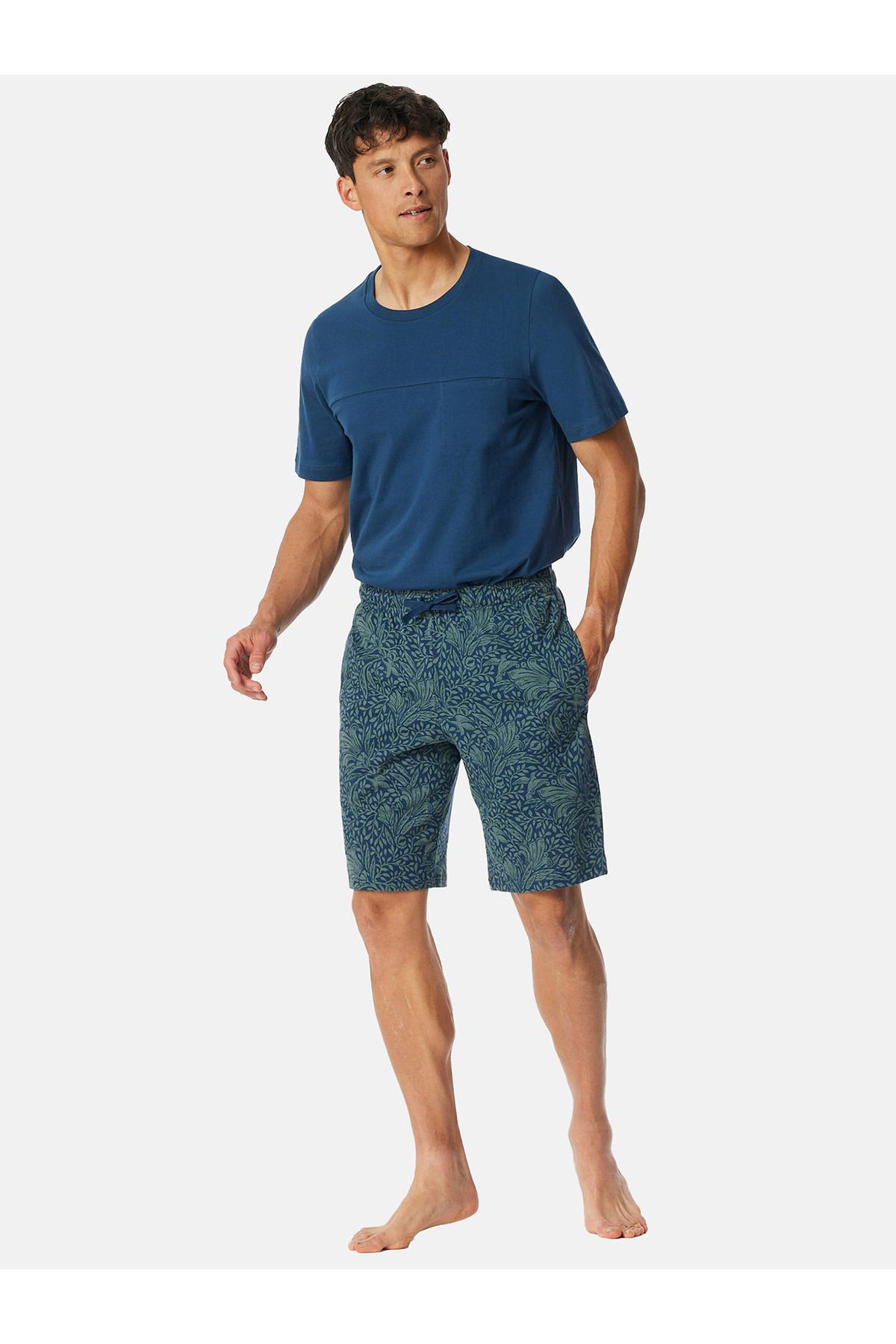 Schiesser-Pyjamashorts Mix & Relax Bermuda Schlaf-hose Pyjama Schlafmode, Sleepwear Schlafmode Schlafanzug 1