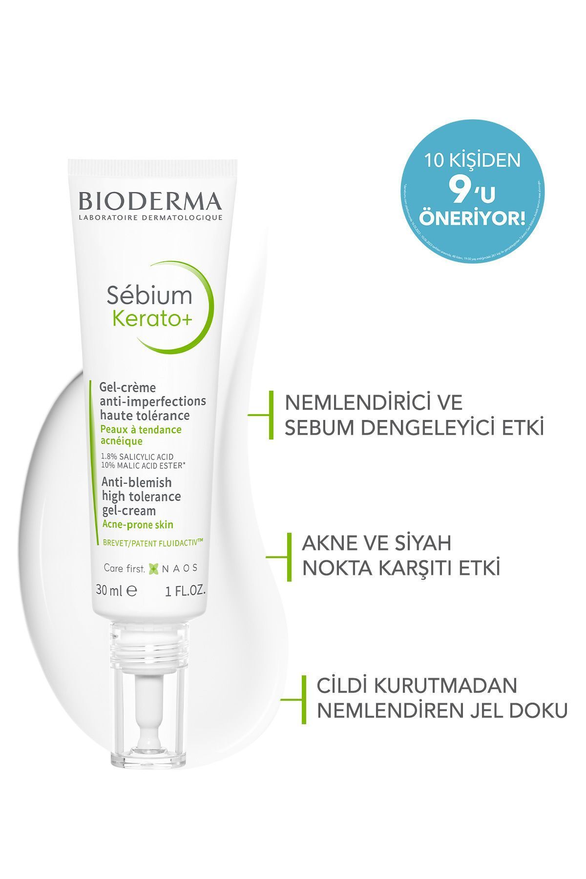 Bioderma Karma ve Yağlı Ciltler için Akne Karşıtı Bakım Kiti-4