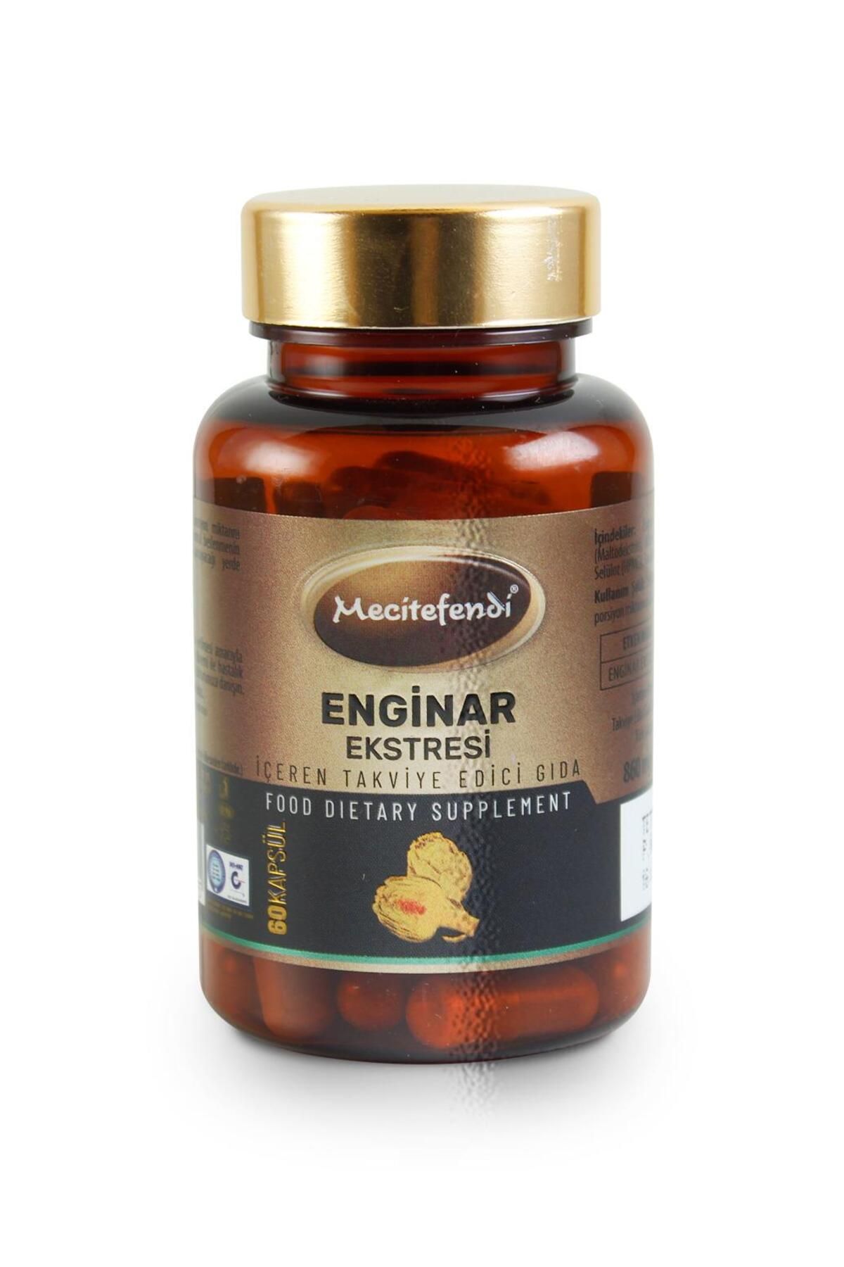 Mecitefendi MECİTEFENDİ ENGİNAR EKSTRESİ İÇEREN TAKVİYE EDİCİ GIDA (60 KAPSÜL*860MG)