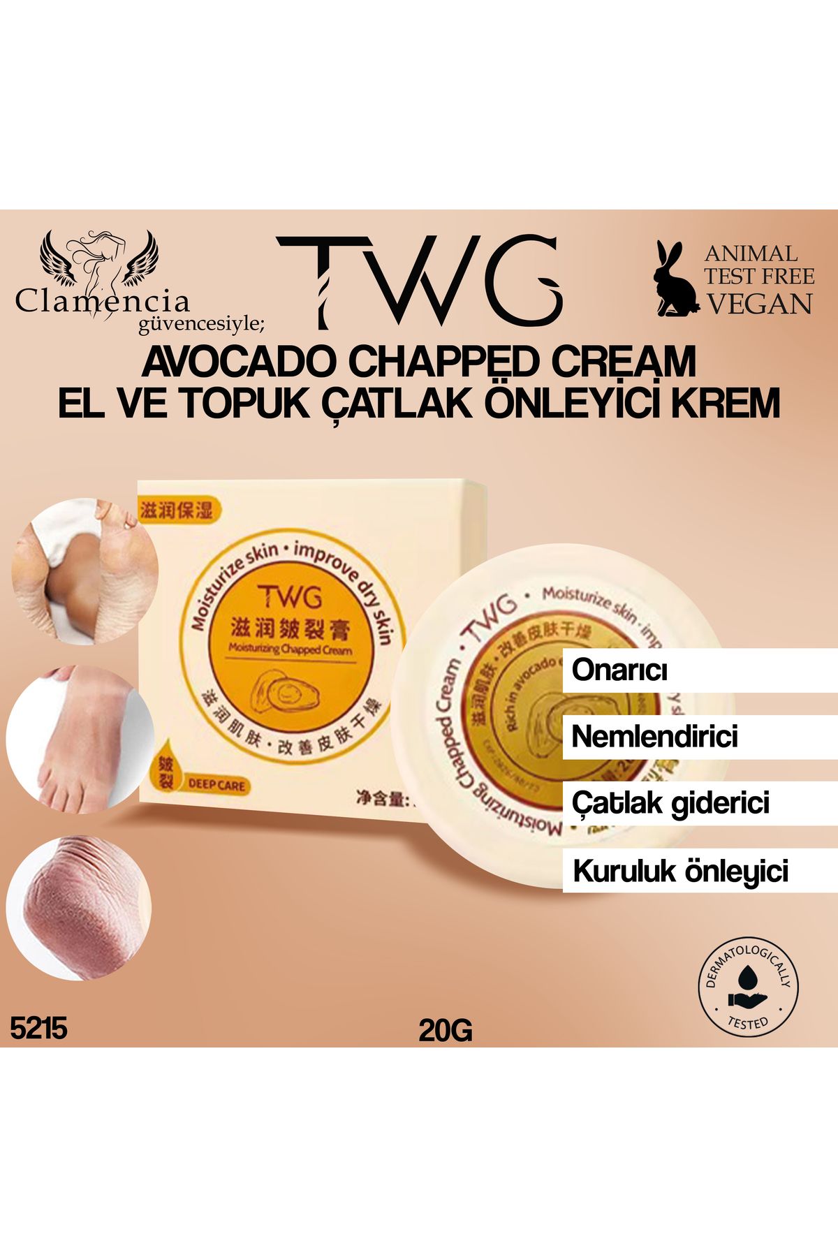 twg Chapped Cream El Ve Topuk Çatlama Giderici