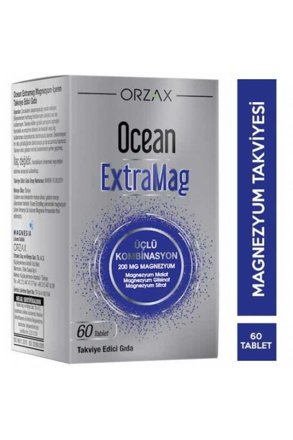 Orzax OCEAN EXTRAMAG 60 TABLET MAGNEZYUM