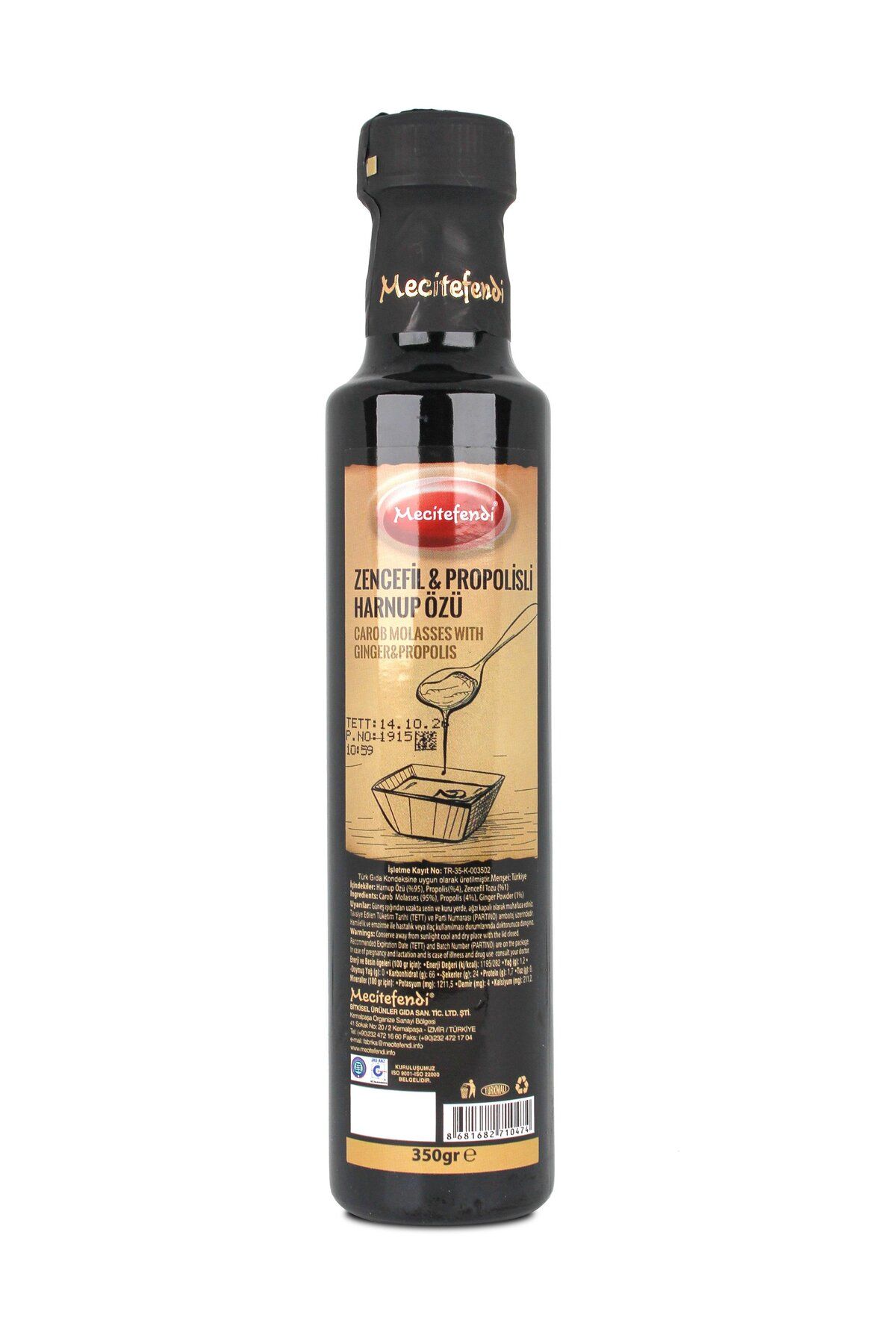 Mecitefendi MECİTEFENDİ ZENCEFİL PROPOLİSLİ HARNUP ÖZÜ 350 GR