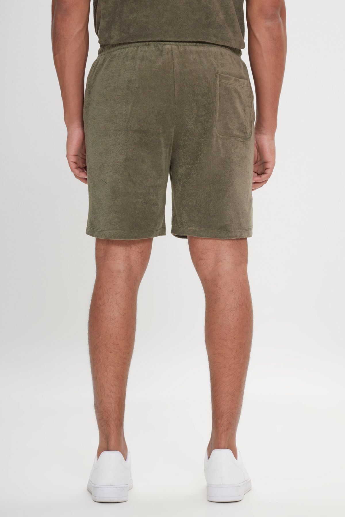 ALTINYILDIZ CLASSICS-Men's Khaki Standard Fit Regular Cut Towel Shorts 5