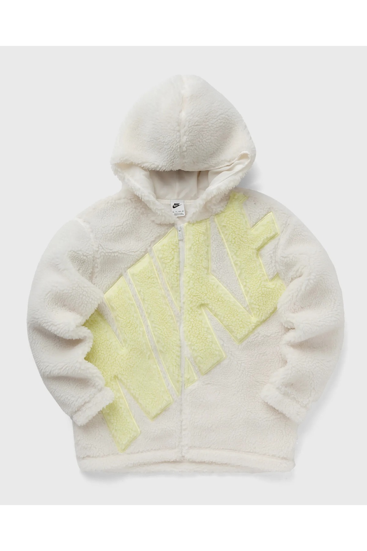 Nike Nsw Logo Sherpa Jacket Ceket — سفید TYCA18FA6C923DB400