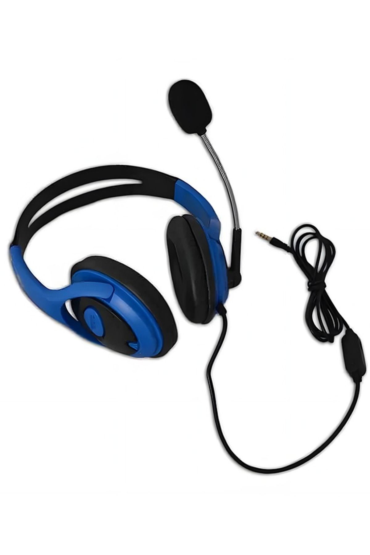 ASA-Wired Gaming Headset With Microphone For PS4 Blue 2