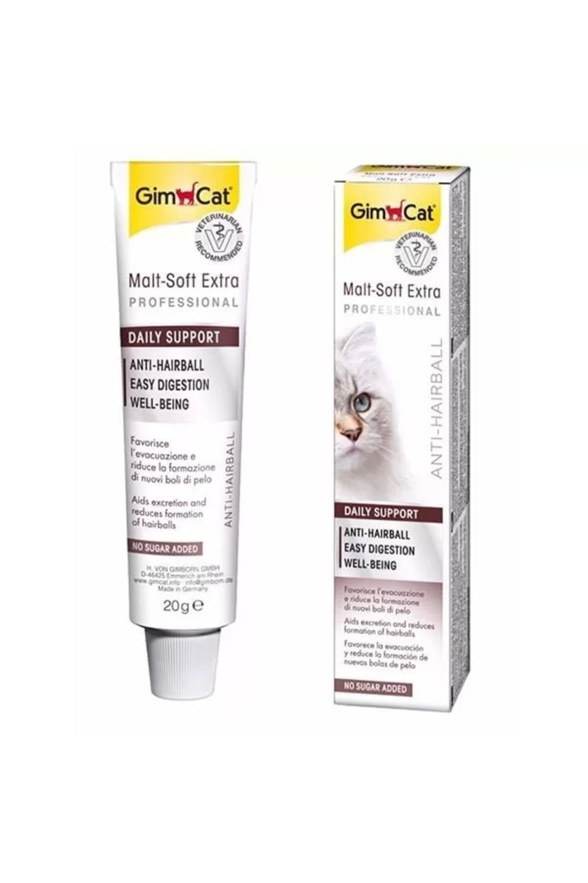 Gimcat Malt Soft Extra Tüy Yumağı Önleyici Kedi Macunu 20 gr