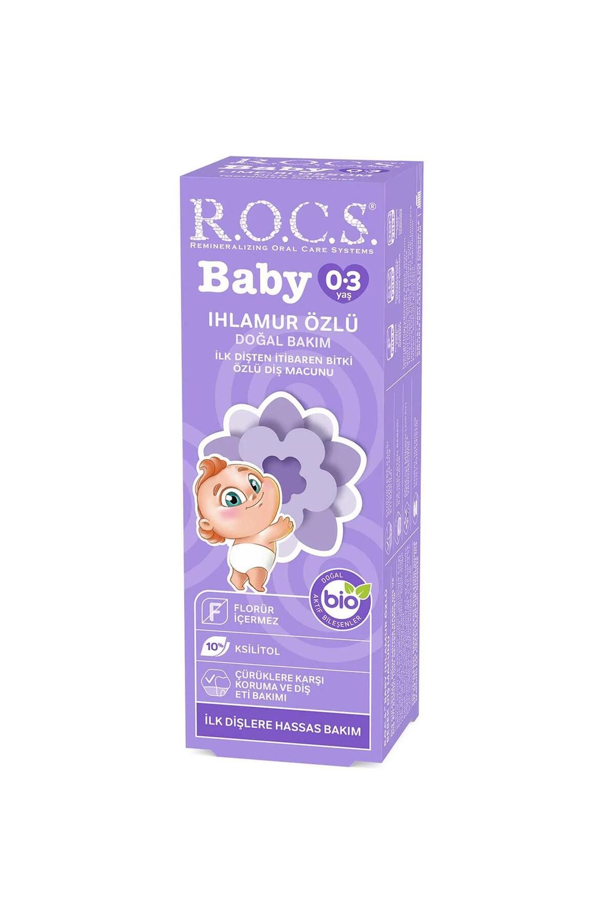 R.O.C.S.-Rocs Baby Swallowable Toothpaste with Linden Extract for 0-3 Years 35 ml 1