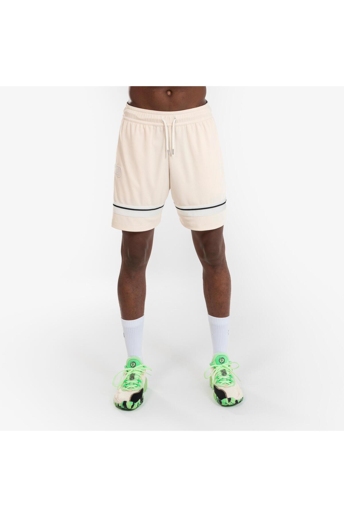 دکتلون شورت بسکتبال یونیسکس تارمک - بژ - Nba - Sh 900