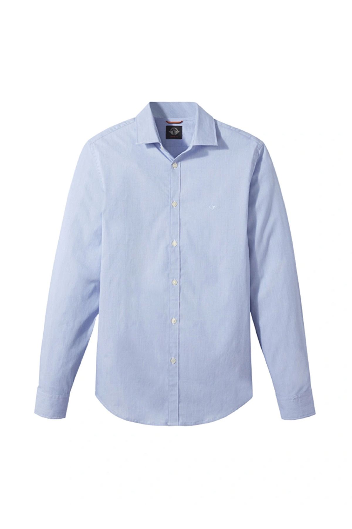 Dockers-قميص رجالي أزرق مناسب بشكل منتظم 28836-0001 5