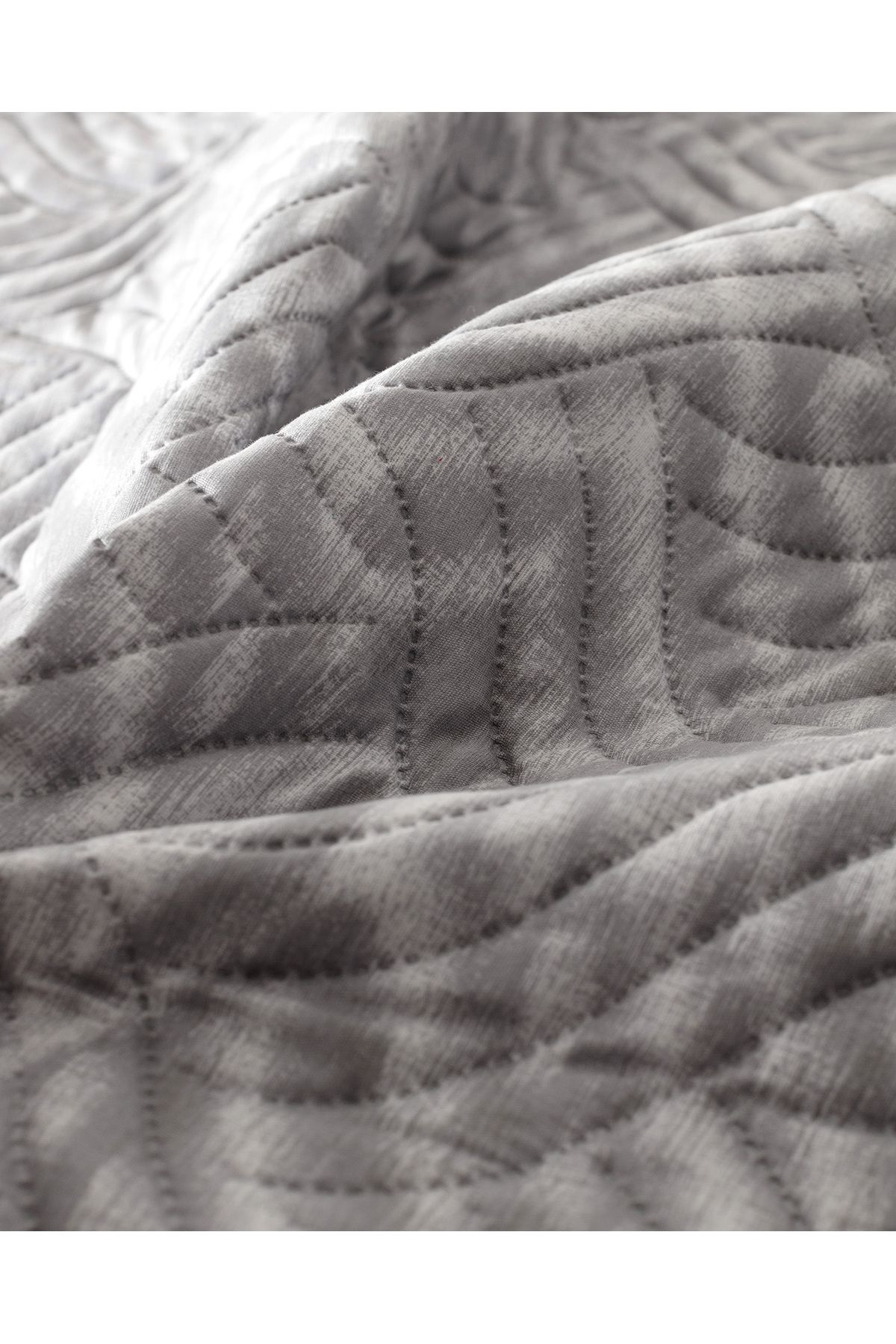 Madame Coco-Darcia King Size Printed Bedspread - Gray 5