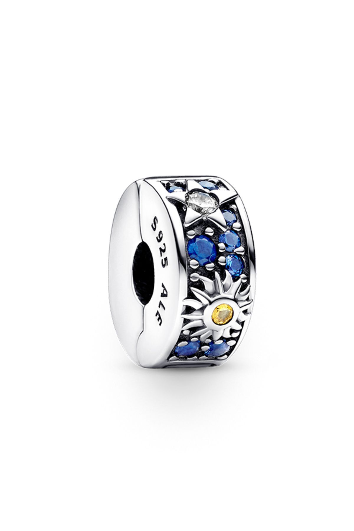 چارم چند رنگ Sky Sun ، Star and Moon Clip Charm Pandora