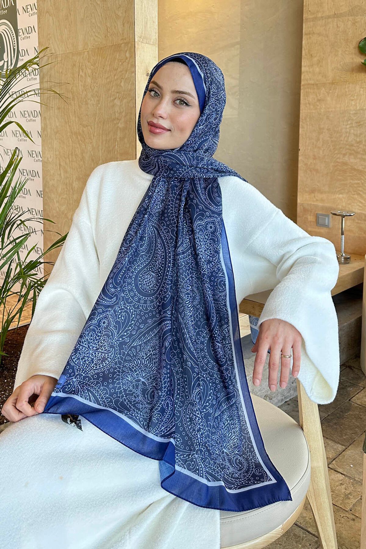 lamelif.com-شال قطني بنمط ريترو 2