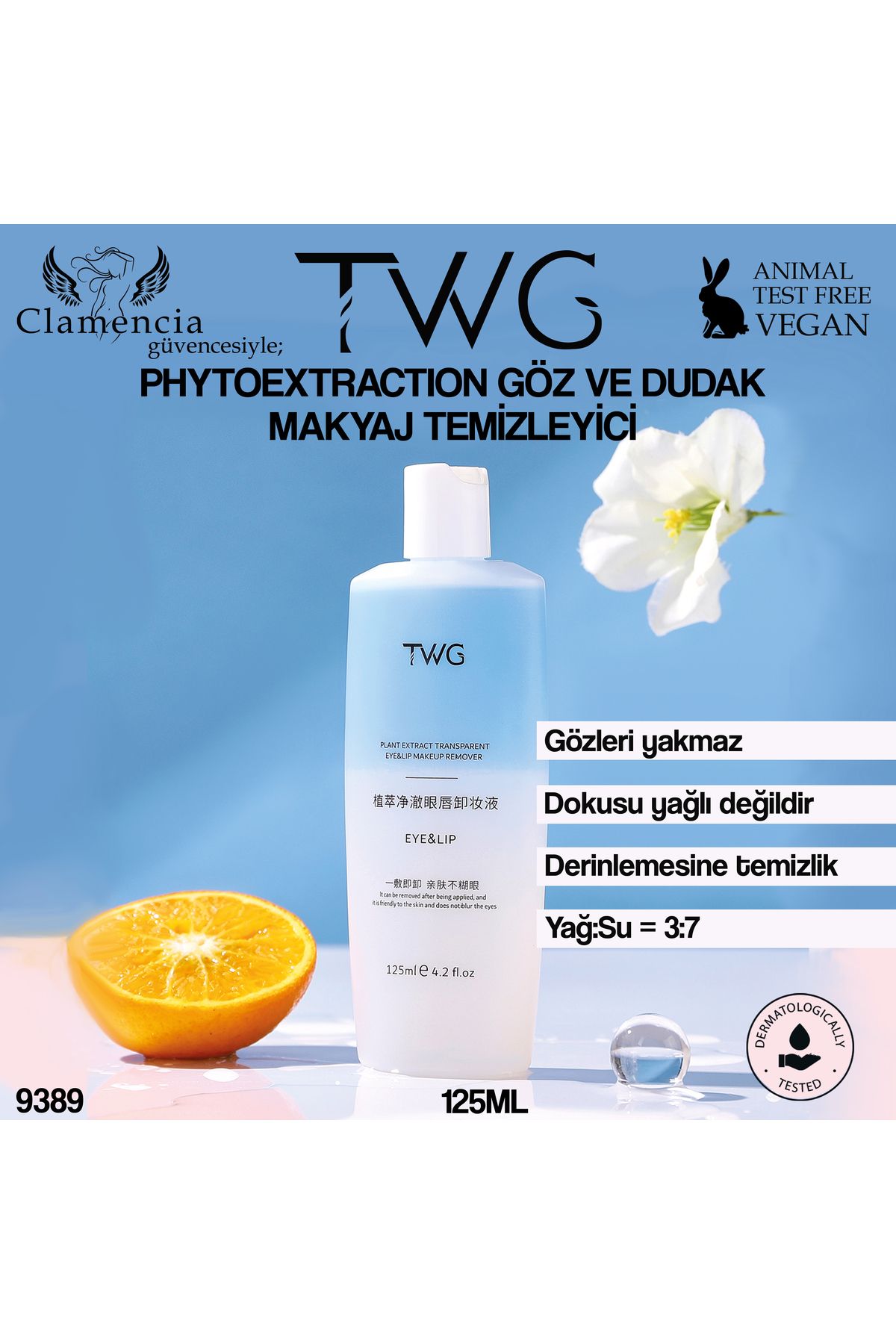 twg Phytoextraction Göz ve Dudak Makyaj Temizleyici