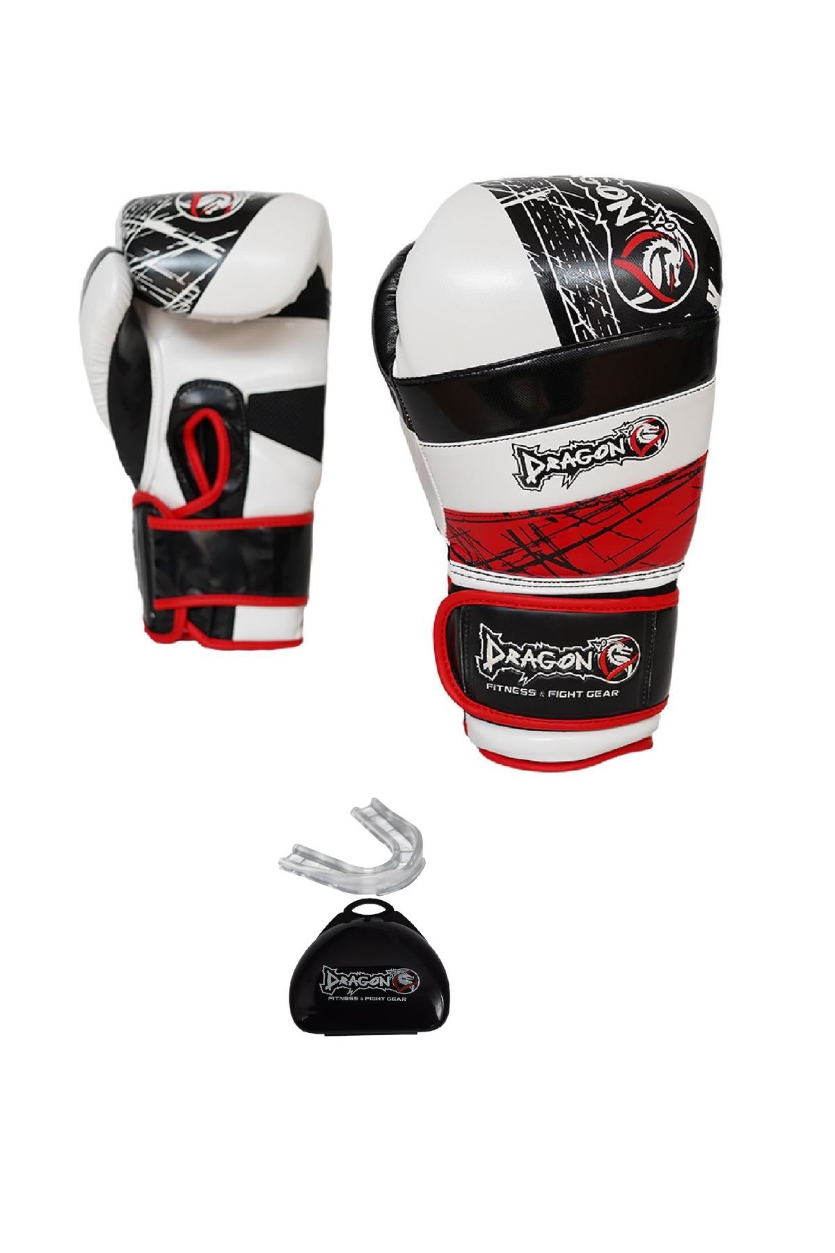 Dragondo Red Land Dayanıklı Performans Ürünü Muay Thai - Kick boks Eldiveni Dişlik Giftoom Gloves