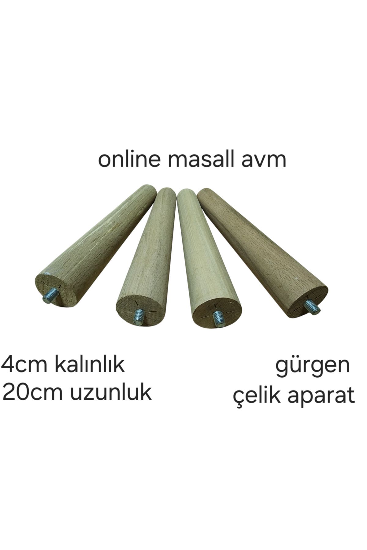 MASALL ahşap ayak 20cm gürgen şifonyer,tv sehpası,komidin