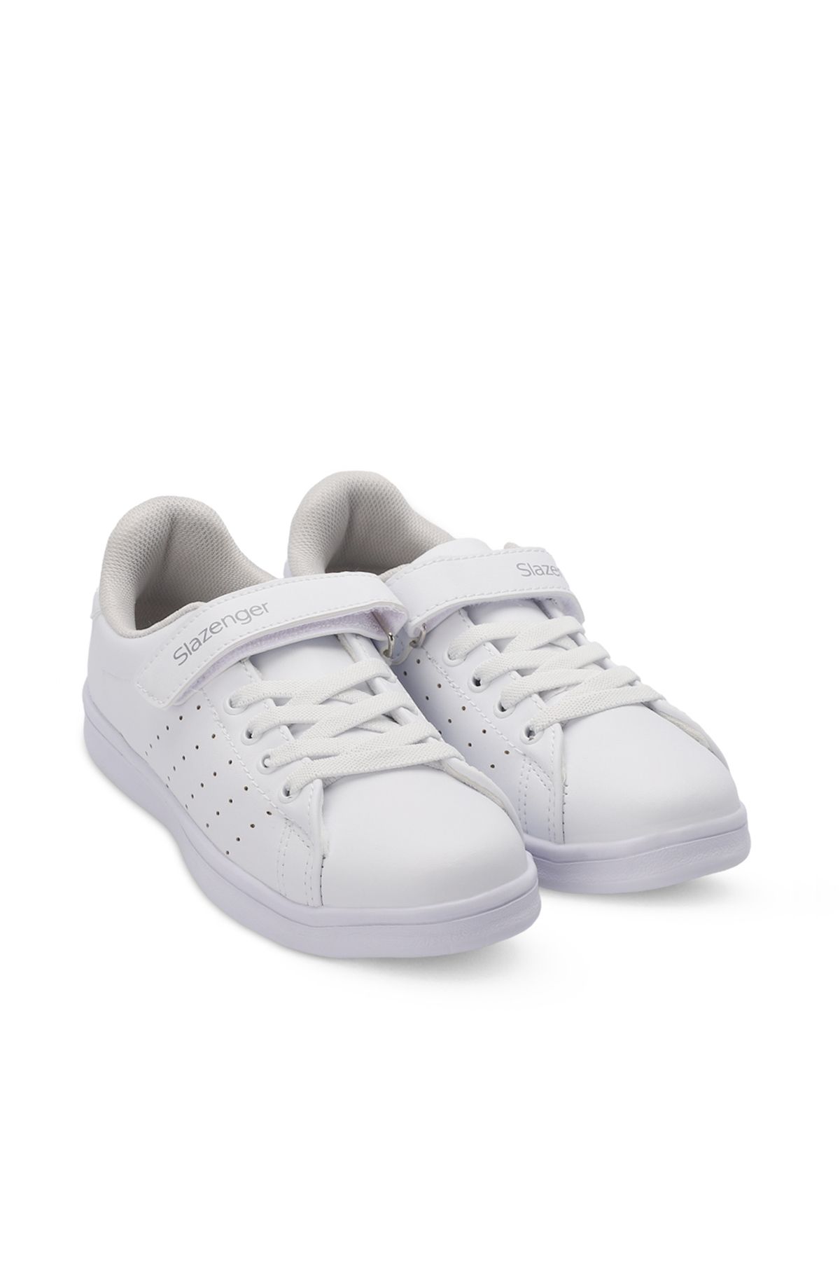 Piano I Unisex Kids Sneaker Shoes White Slazenger