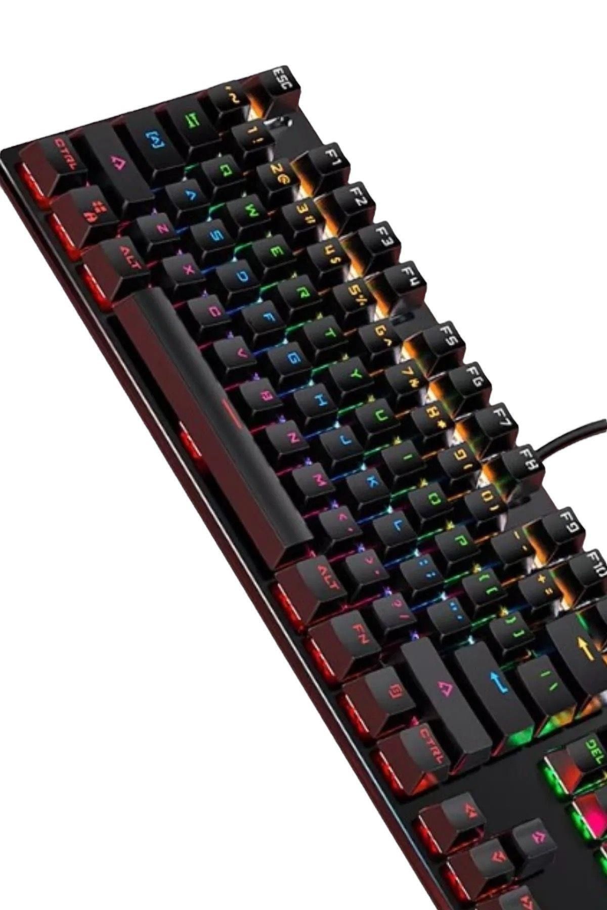 G-Technology Dex-8 Mavi Switch Hotswap RGB Mekanik Klavye - 9 Işık Modu + Anahtarlık Hediyeli