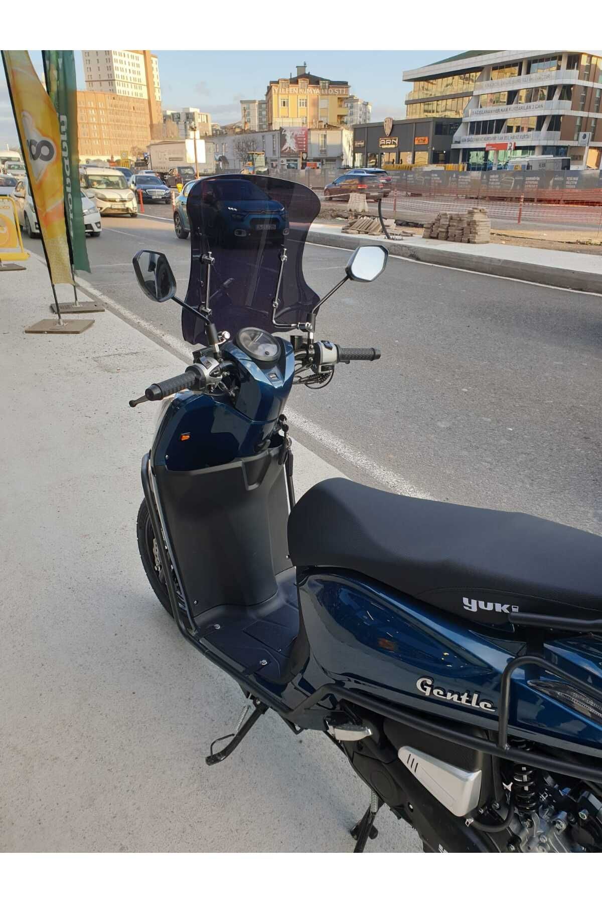 Yuki Gentle 50 110  Siperlik Ön Cam 2025 Model 44cm Siyah Renkli 4mm APARATSIZDIR