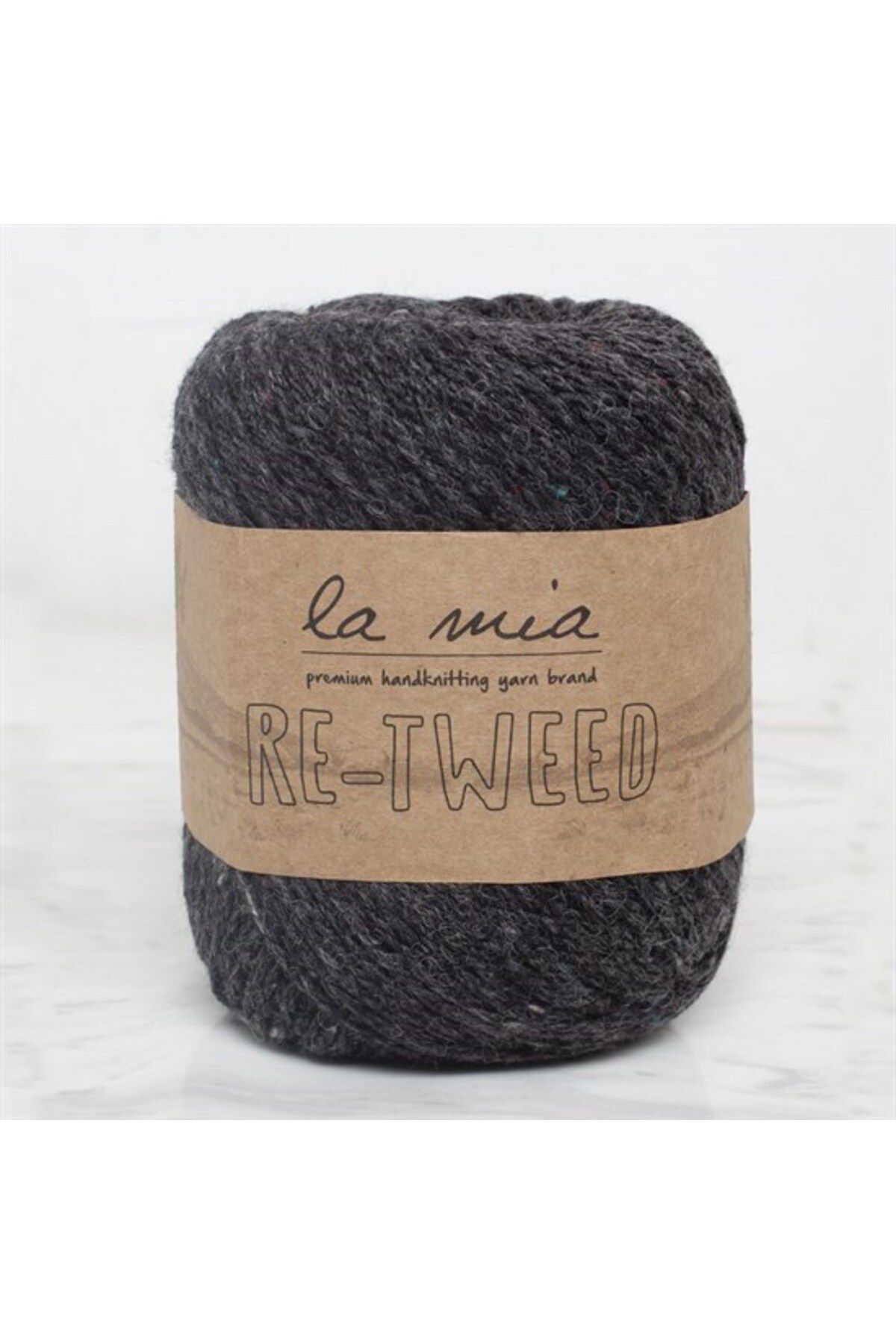 Store La Mia Re-Tweed Füme Melanj El Örgü İpi - L153 - 34416