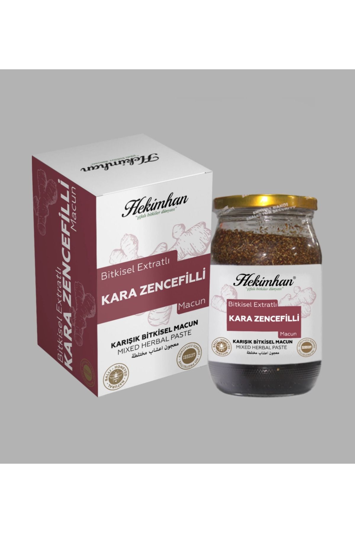 Hekimhan KARA ZENCEFİLLİ MACUN 420 GR