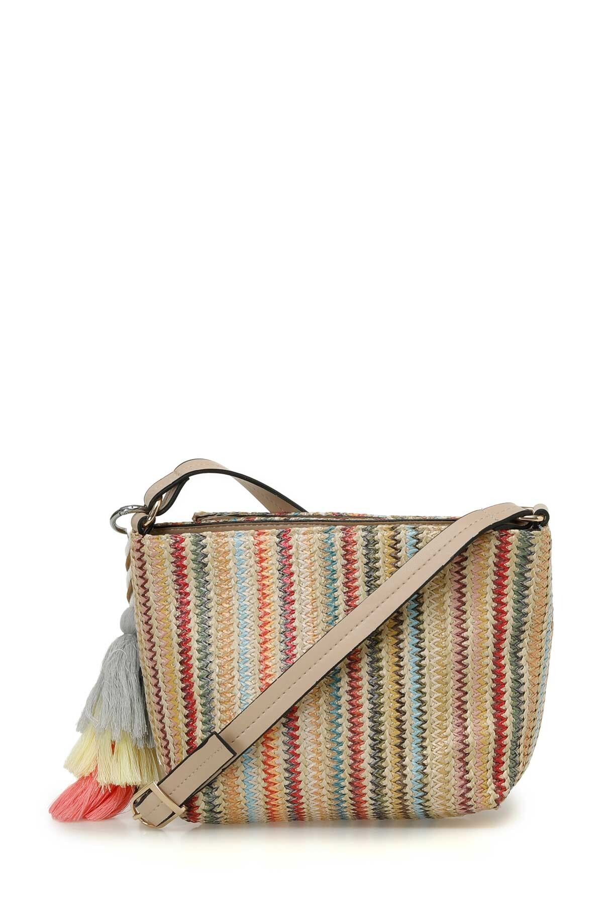 Butigo-Dámská crossbody kabelka Ecru Multi - Hsr Color, Cprz 4fx 3