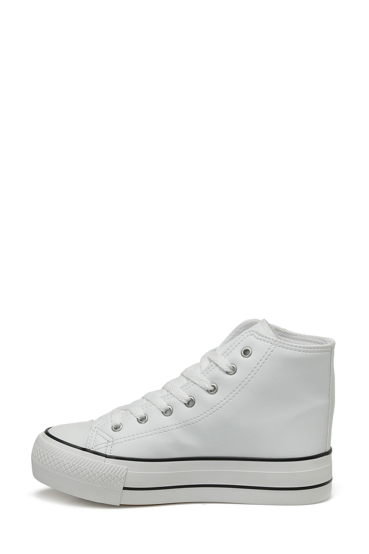 Butigo-CHICAGO 3PR White Women's Sneaker Boots 3