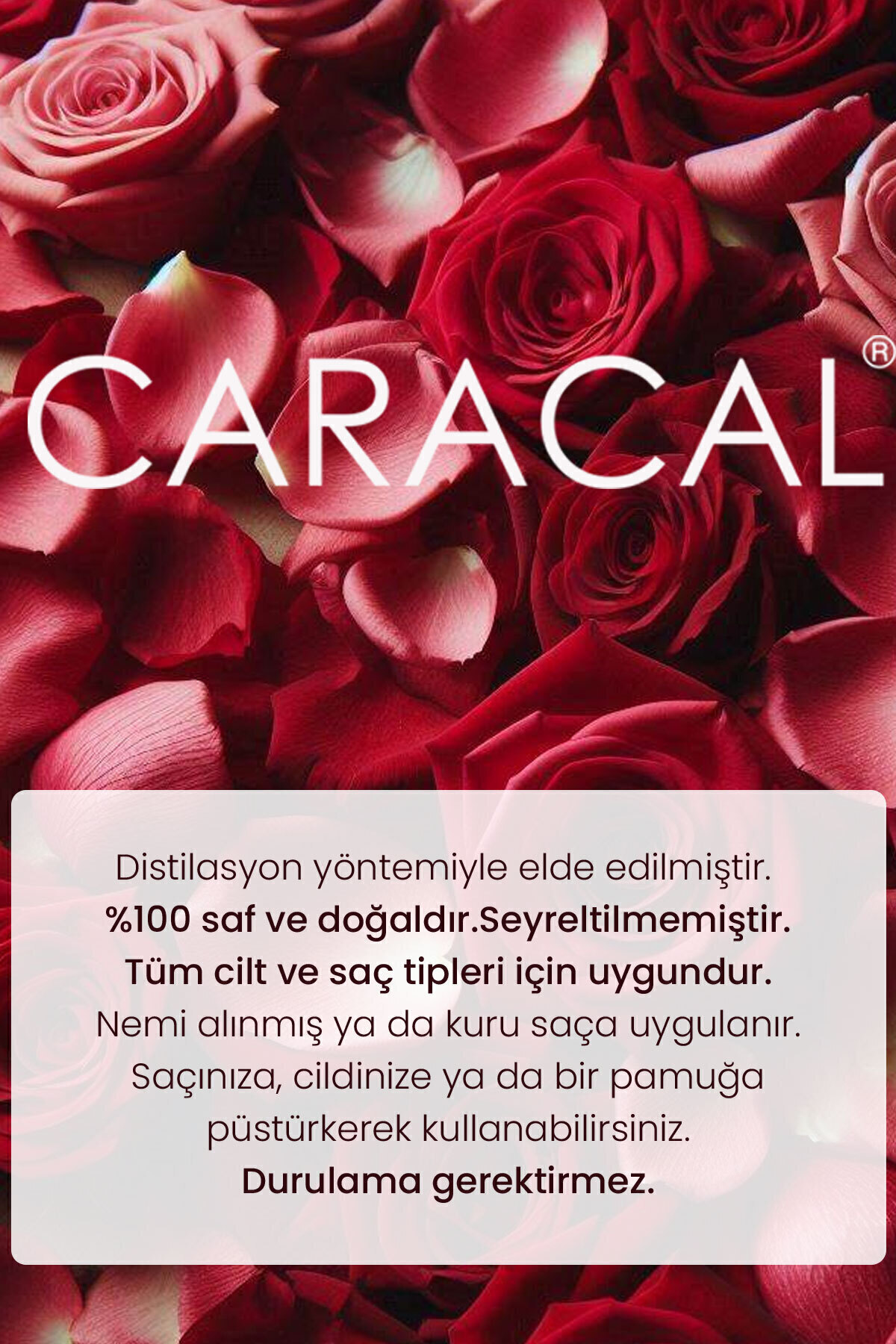 Saf Gül Suyu Gözenek Sıkılaştırıcı Temizleyici Aydınlatıcı Yenileyici Arındırıcı Doğal Tonik 1.Maya — Gül suyu cilt bakımı yüz toniği spreyi — تصویر 3 از 4