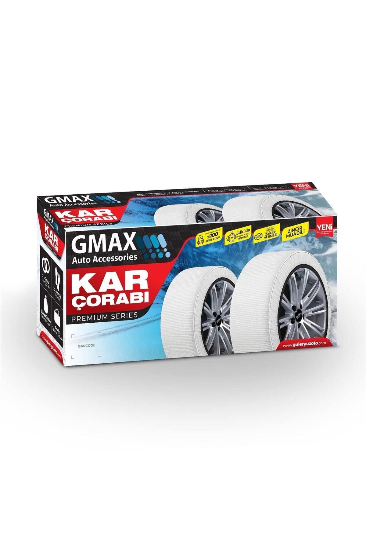 gmax Kar Çorabı 195/55/13 Ebat Uyumlu 2 Adet