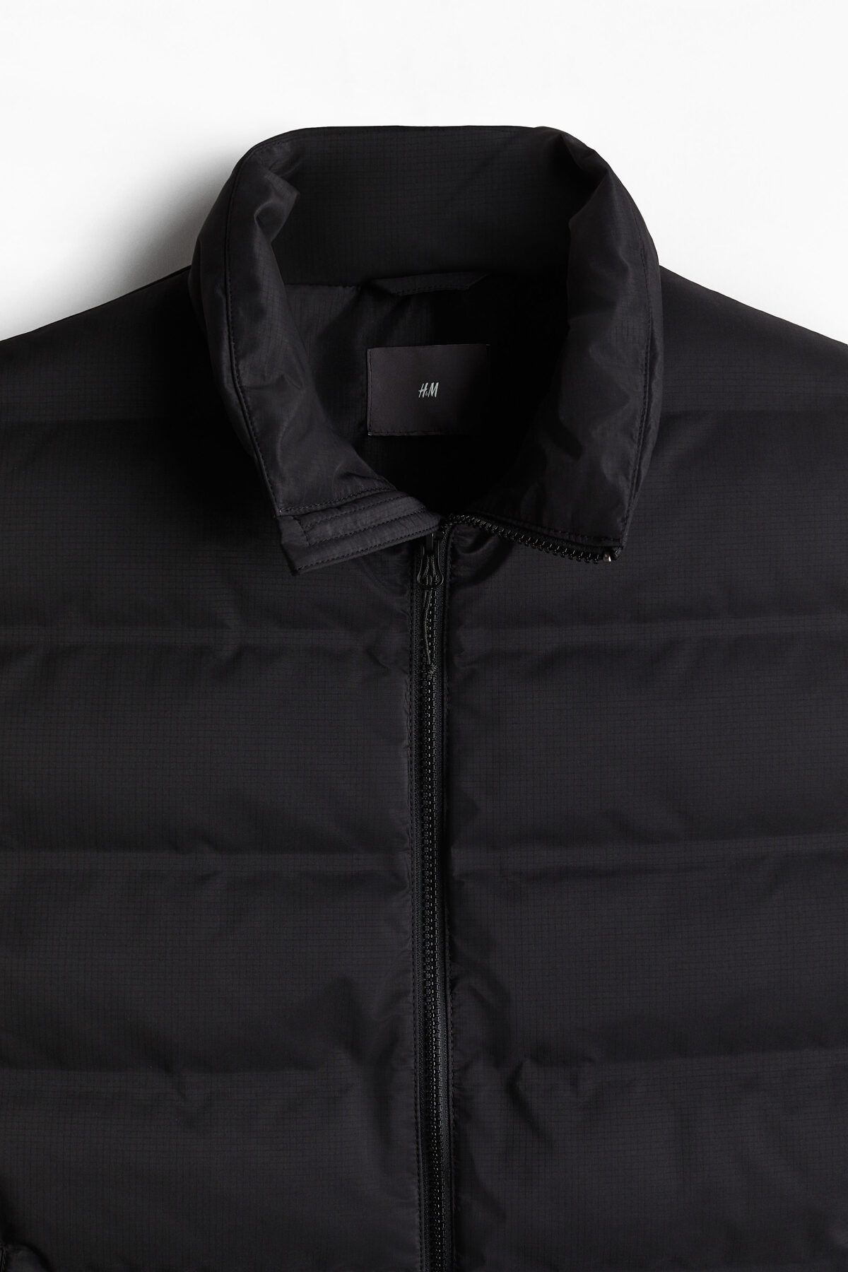 پالتو مشکی مردانه آب مناسب به طور منظم جلیقه را نگه نمی دارد H M H&M