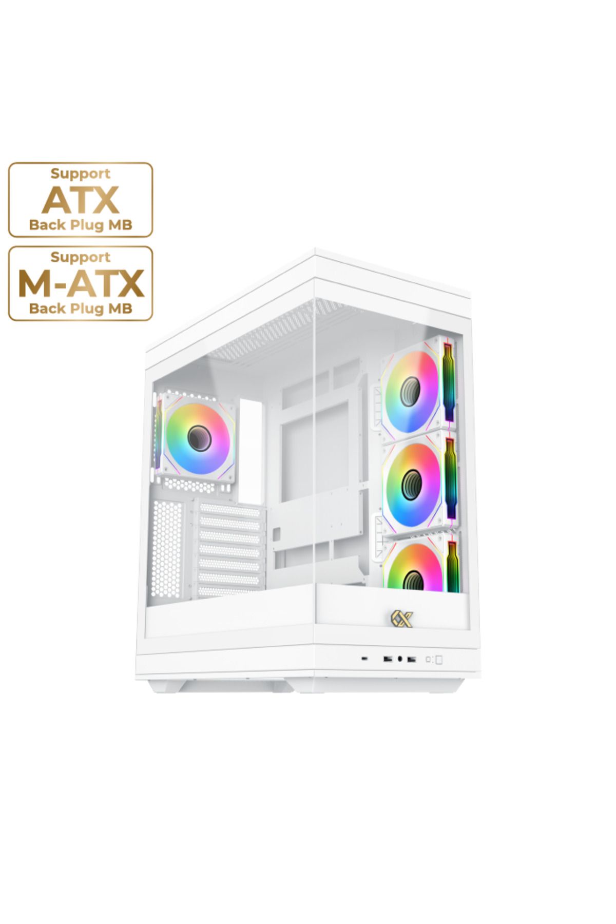 Xigmatek-علبة META ARGB ATX Mid Tower - بيضاء | EN45073 1