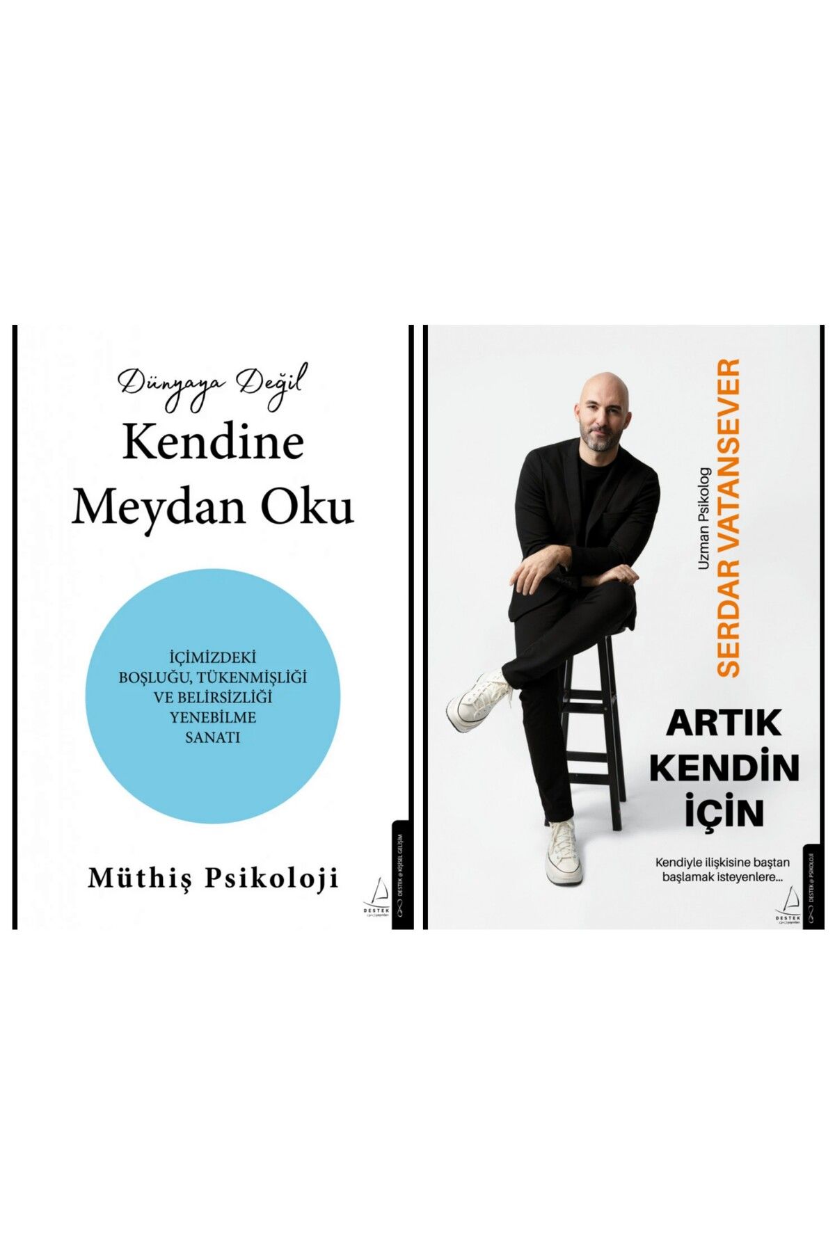 Destek Yayınları Dünyaya Değil Kendine Meydan Oku/Artık Kendin İçin/2 Kitap Set