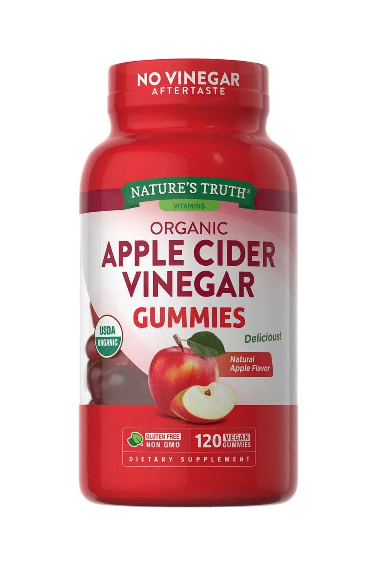 Natures Truth Organic Apple Cider Vinegar 500 Mg 120 Gummies