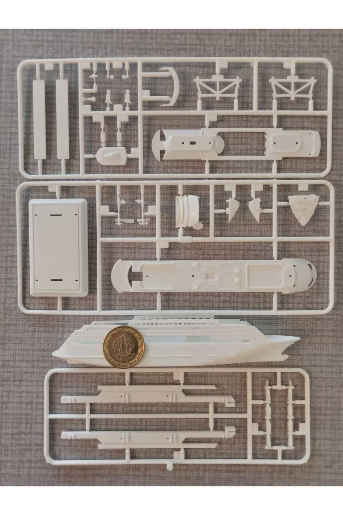 REVELL-موديل 1:1200 نموذج سفينة عايدة 5805 (طول 16 سم) 2